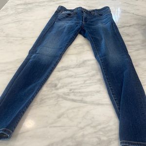 AGED DENIM THE LEGGING ANKLE SUPER SKINNY ANKLE.
